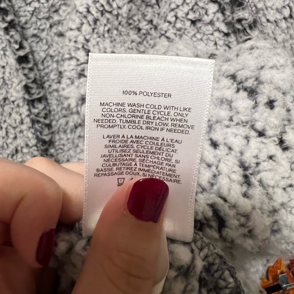 Express One Eleven Fuzzy Jacket - Picture 6 of 6